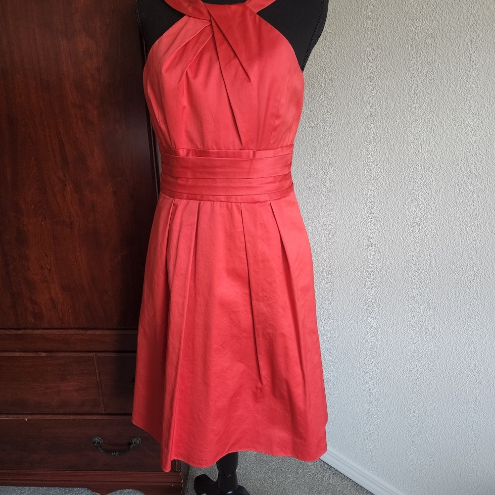 Coral dress